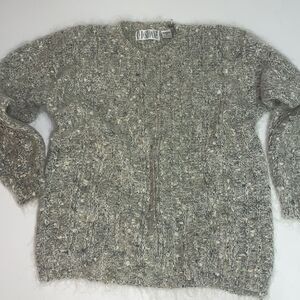 Vintage D.D. Sloane‎ Mohair wool Blend Sweater Fisherman Core B22